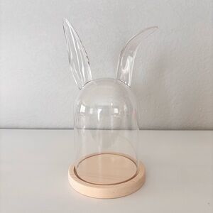 WAY TO CELEBRATE Acrylic Bunny Cloche